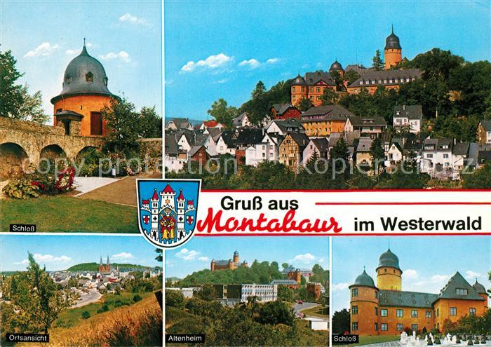 Montabaur Westerwald Schloss Ortsansicht Altenheim