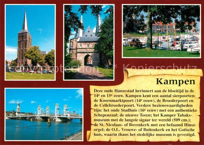 Kampen Niederlande Koornmarktpoort Broederpoort en de Cellebroederpoort