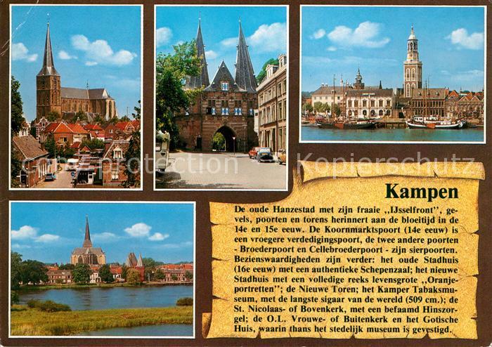 Kampen Niederlande Koornmarktspoort Broederspoort Cellebroederpoort Ijselpartie