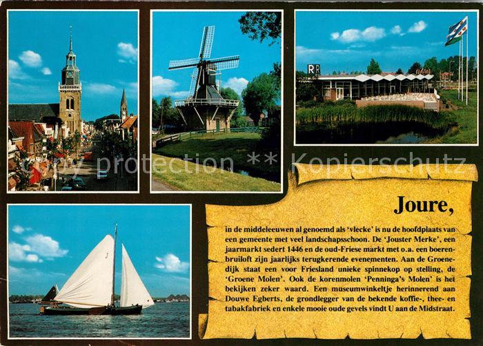 Joure Kirche Muehle Segeboot