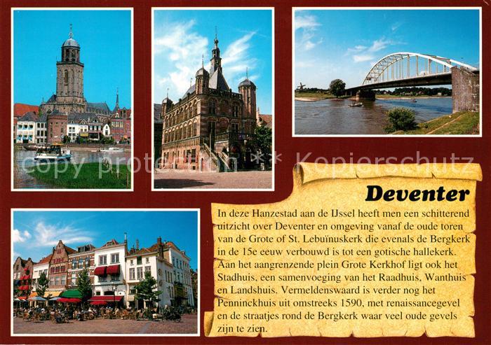 Deventer St Lebuinuskerk Grote Kerkhof Stadhuis Raadhuis Markt