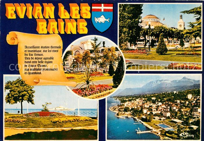 Evian-les-Bains Haute Savoie Station thermale Multiples Promenades Panorama