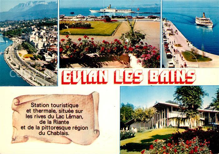 Evian-les-Bains Haute Savoie Station thermale situee sur les rives du Lac Leman