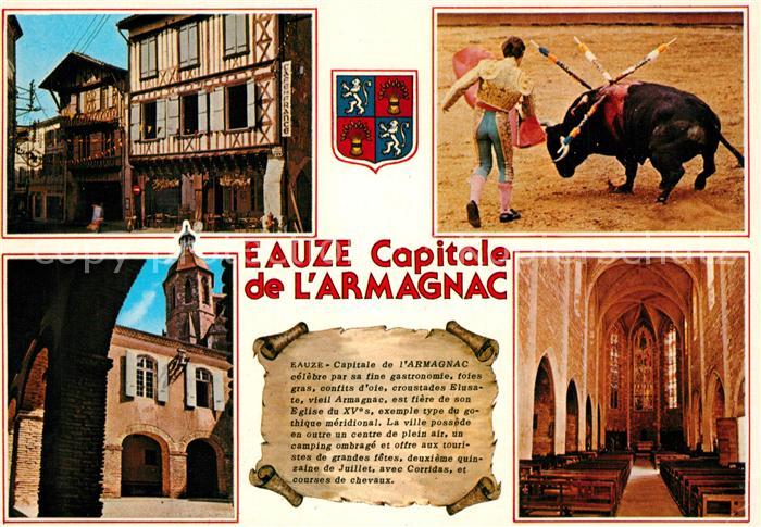 Eauze Place Armagnac Maison Jeanne d’Albret Corrida Cloitre du college St Taurin