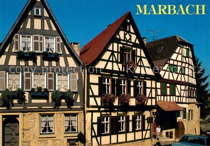 Marbach Neckar Fachwerkhaeuser