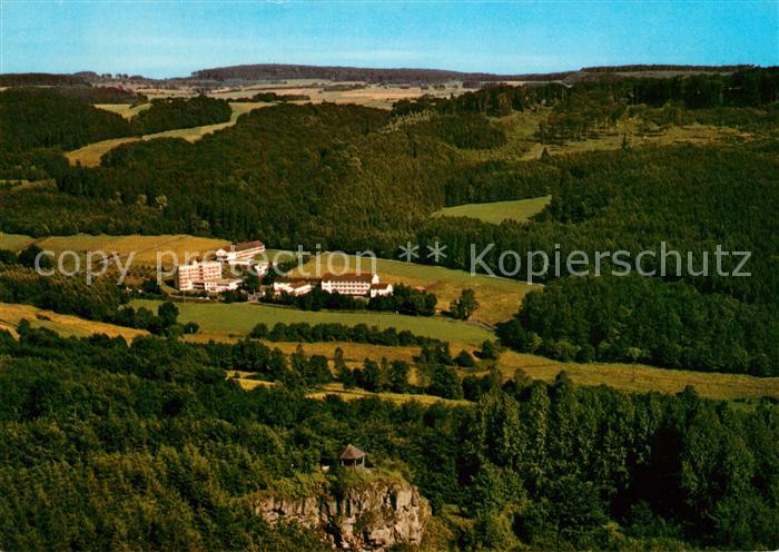 Neukirchen Knuellgebirge Fliegeraufnahme Waldsanatorium Urbachtal