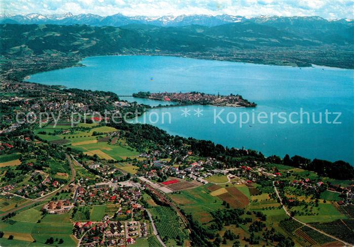 Bad Schachen Lindau Fliegeraufnahme Bregenzerbucht Enzisweiler