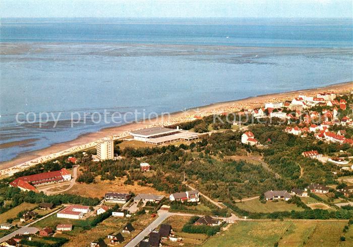 Duhnen Nordsee Fliegeraufnahme
