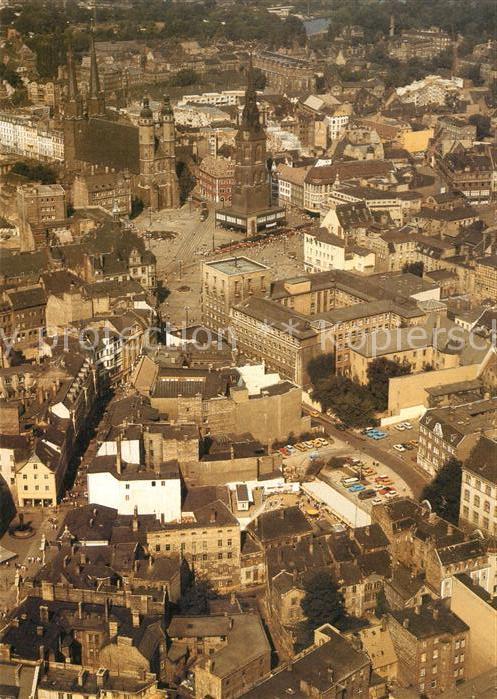 Halle Saale Fliegeraufnahme Zentrum
