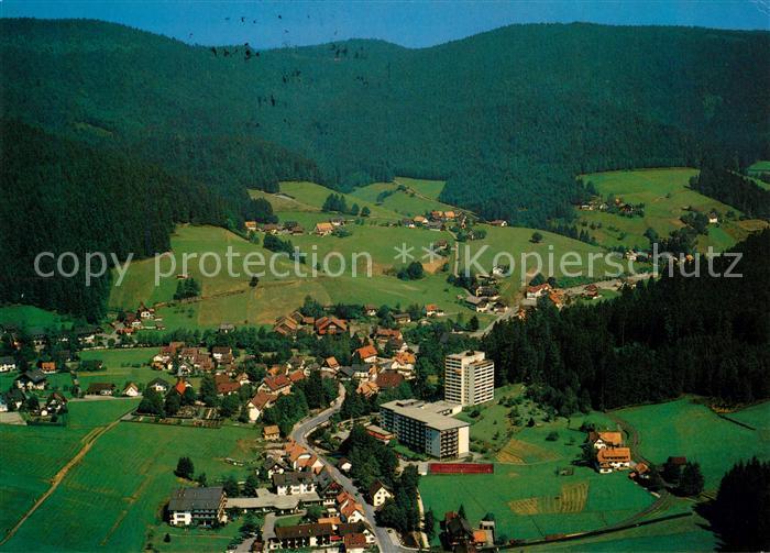 Baiersbronn Schwarzwald Fliegeraufnahme Appartement Kurhaus Obertal