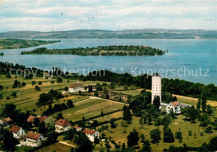 Konstanz Bodensee Fliegeraufnahme Jugendherberge Mainau