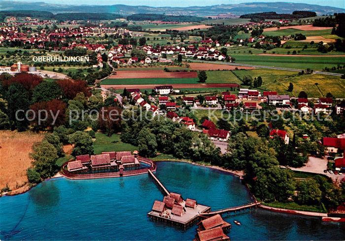 Unteruhldingen Fliegeraufnahme Pfahlbauten