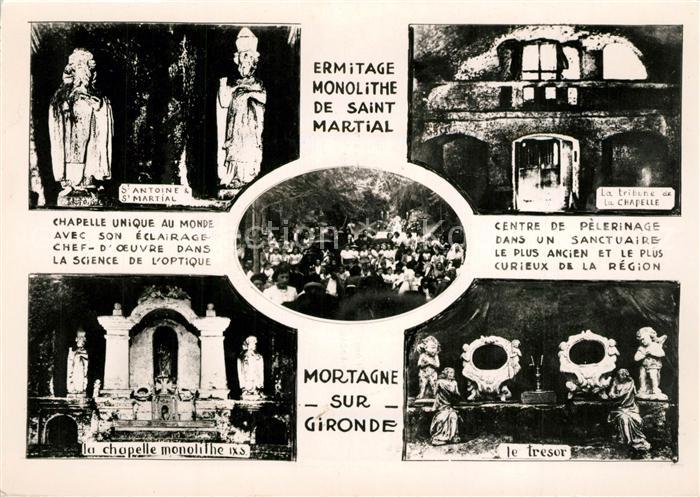 Mortagne-sur-Gironde Ermitage Monolithe de Saint Martial