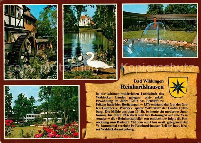 Reinhardshausen Alte Muehle Schwanenteich Wandelhalle