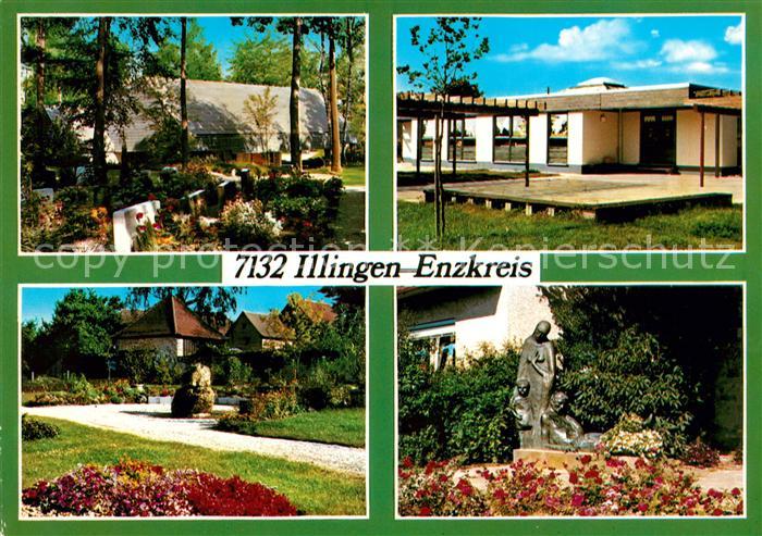 Illingen Illingen Waldfreidhof Aussegn. Halle Stifterbrunnen