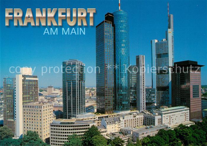 Frankfurt Main Main-Tower Commerz-Bank Japan-Center