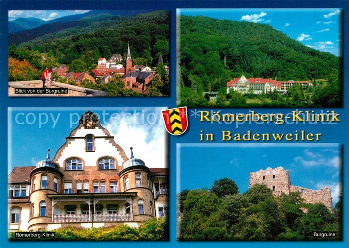 Badenweiler Roemerberg-Klinik Burgruine