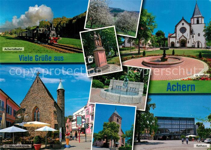 Achern Baden St. Stefan Achertalbahn Rathaus
