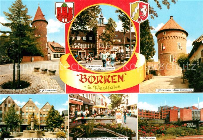 Borken Westfalen Marktplatz Alte Rathaus Kreishaus