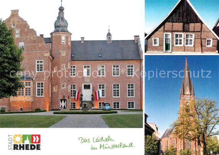 Rhede Westfalen Wasserschloss St. Gudula-Kirche