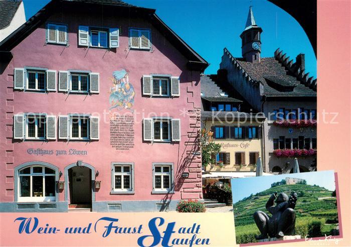Staufen Breisgau Gasthaus zum Loewen Rathaus