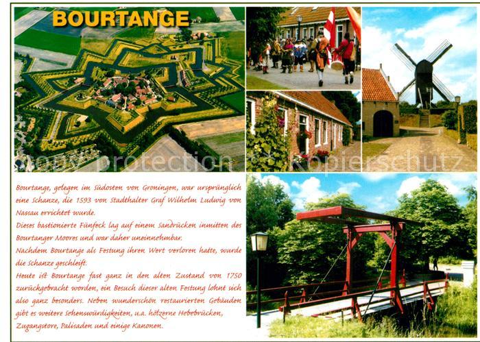 Bourtange Windmuehle Fliegeraufnahme