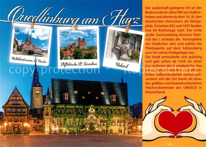 Quedlinburg Harz Roland Stiftskirche St. Servatius