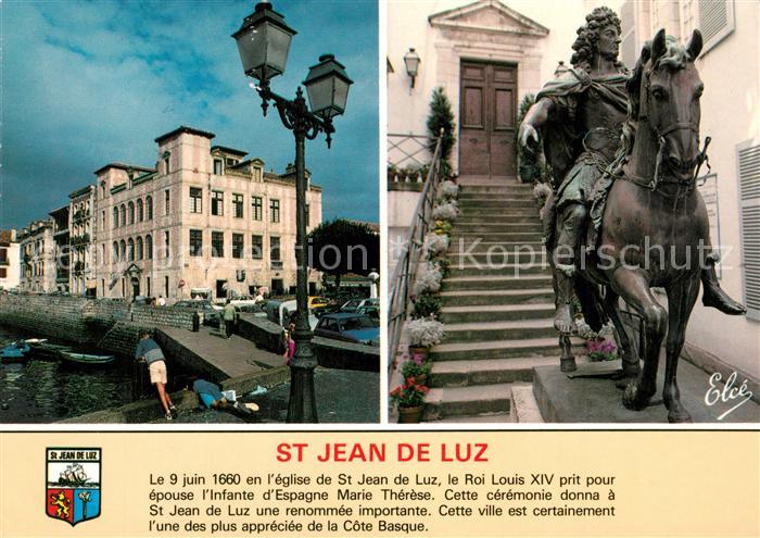 Saint-Jean-de-Luz Maison de Infante Statue de Louis XIV