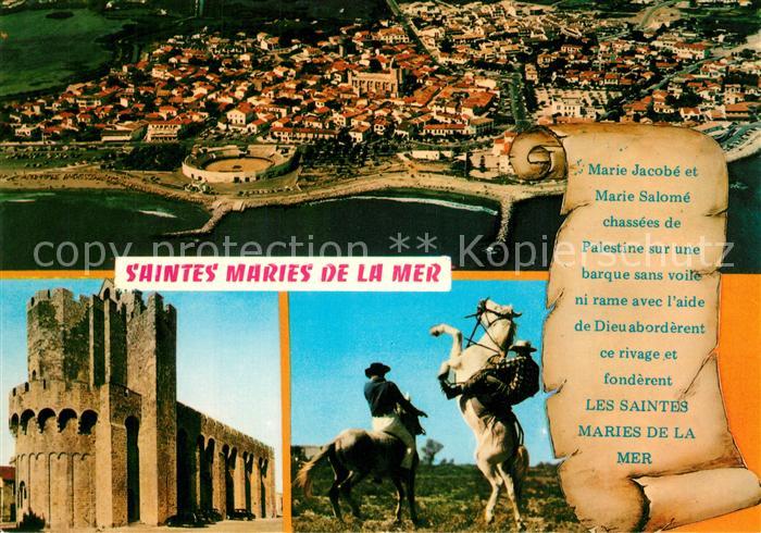 Saintes-Maries-de-la-Mer Fliegeraufnahmeb