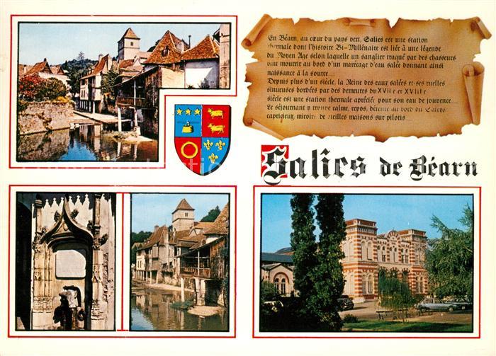 Salies-de-Bearn Fontaine Maisons sur pilotis Thermes