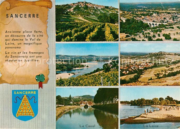 Sancerre Fliegeraufnahme Canal Loire