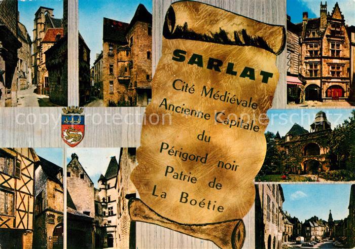 Sarlat-la-Caneda Eglise Sainte Marie Hotel Plamon Maison de La Boetie