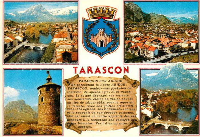 Tarascon-sur-Ariege Soudour Tour du Castella Pont sur Arieg
