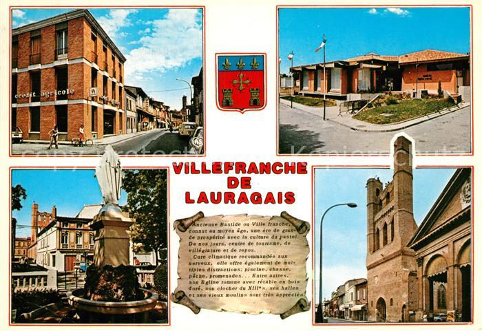 Villefranche-de-Lauragais Rue de Republique Hotel de Ville