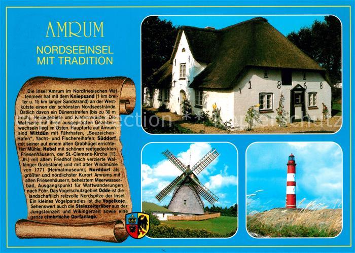 Amrum Windmuehle Leutturm
