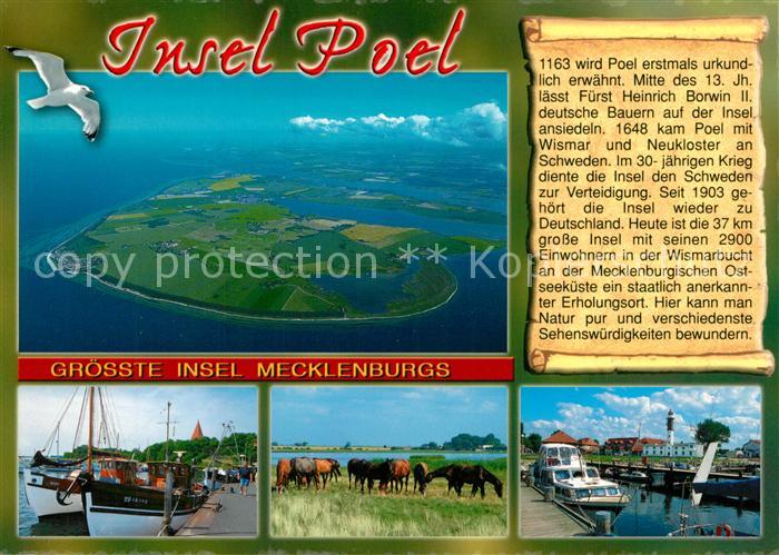 Poel Insel Fliegeraufnahme Hafen