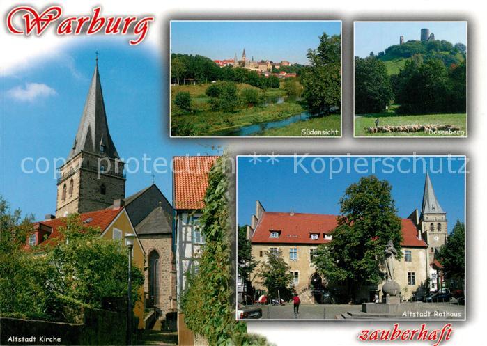 Warburg Westfalen Kirche Rathaus Desenberg