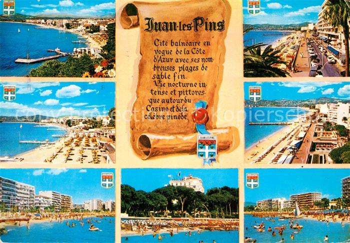Juan-les-Pins Antibes 06 Cité balnéaire Cote d Azur Plage Hotels