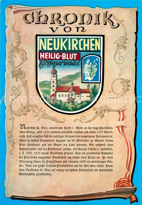 Neukirchen Heilig Blut Kirche Chronik der Stadt Wappen Siegel