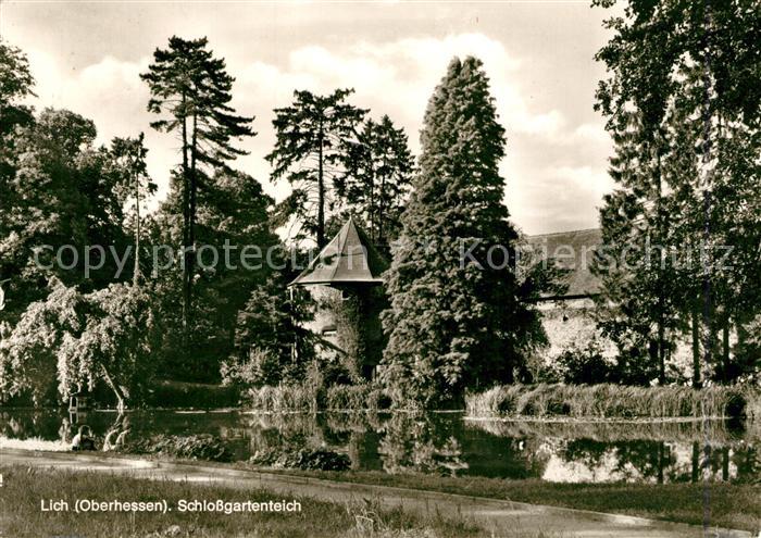 Lich Hessen Schlossgartenteich