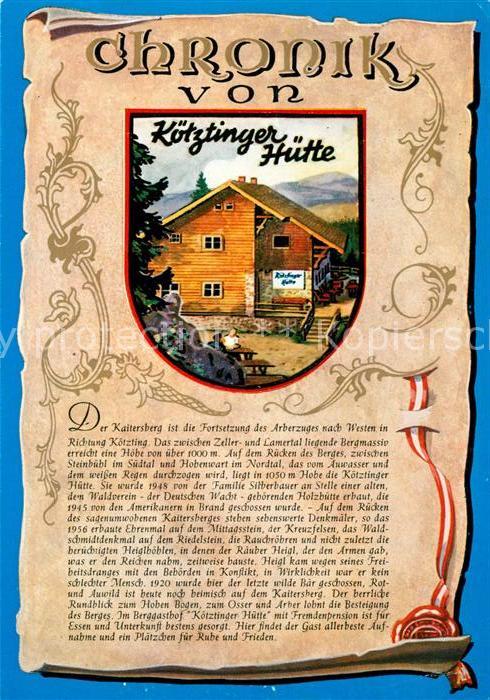 Koetzting Bad Koetztinger Huette Chronik Siegel