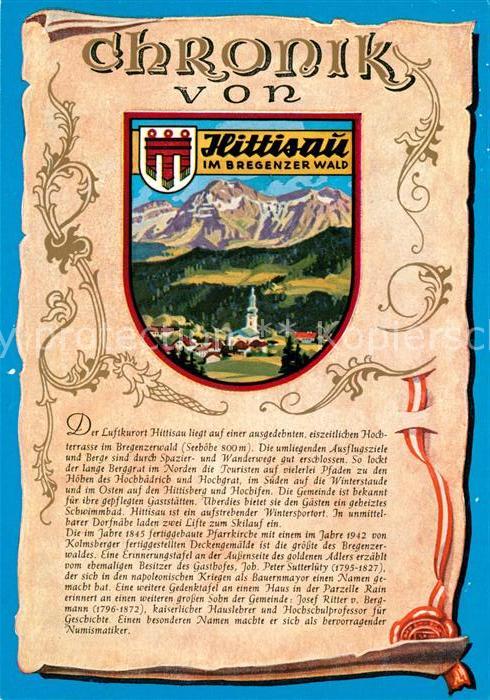 Hittisau Vorarlberg Chronik der Stadt Wappen Siegel