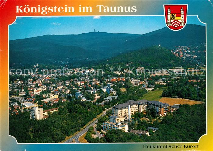 Koenigstein Taunus Heilklimatischer Kurort Fliegeraufnahme