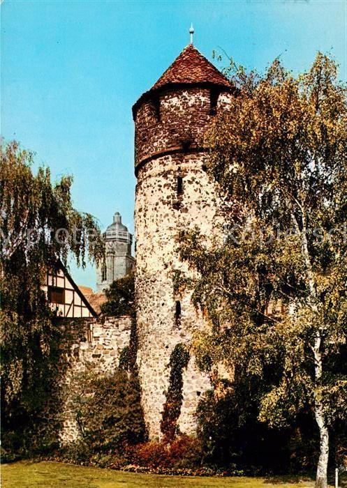 Homberg Efze Pulverturm an der Stadtmauer