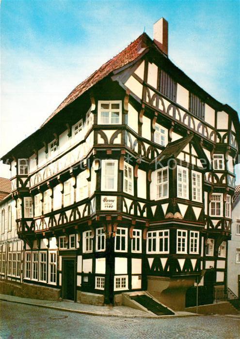Homberg Efze Gasthaus Krone 15. Jhdt. Fachwerkhaus