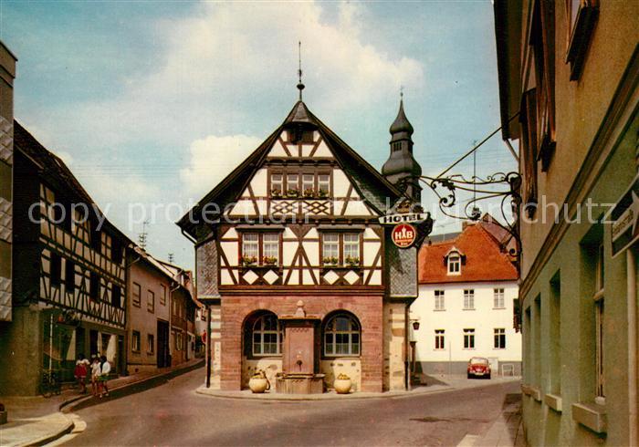 Hofheim Taunus Rathaus Altstadt Fachwerkhaeuser