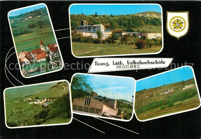 Hesselberg Gunzenhausen Evang luth Volkshochschule Landschaftspanorama