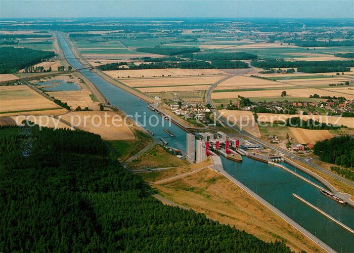 Scharnebeck Lueneburg Schiffshebewerk Fliegeraufnahme