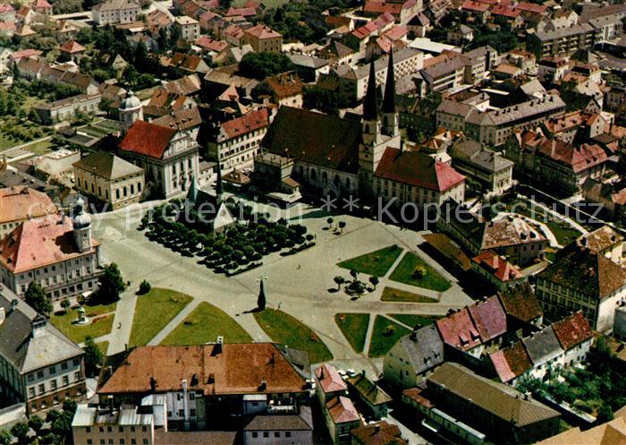 Altoetting Kapellplatz Fliegeraufnahme