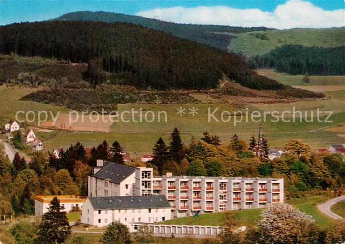 Berleburg Bad Odebornklinik Landschaftspanorama